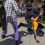Los Angeles Anti-Vaxx Rally Ends With Man Stabbed, Violent Brawls 4 c70b1321154b6c3519df912d53194183